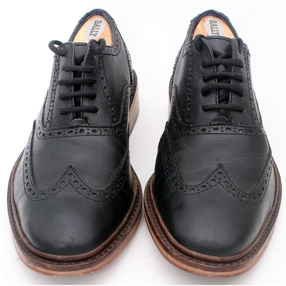 Cole Haan Shoes Men's Size 8.5 Wide Colton Brogue Wingtip Oxford Black C11756 - Picture 3 of 12